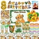 thumbnail image 2 of Decoración de cumpleaños del Rey León de Disney, vajilla, suministros, mantel de Simba, vasos de papel, platos, telón de fondo, globos, regalos para niños, 2 of 4