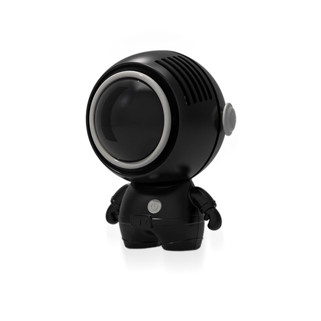 Ounissouiy Ventilador recargable USB Funcionamiento silencioso Dispositivo de enfriamiento de escritorio Accesorios Electrodomésticos Negro Ounissouiy HA062730-02