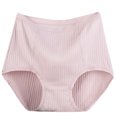 thumbnail image 2 of HKYNLAG Womens Cotton Underwear High Waisted Tummy Control Breathable Panties Plus Size Ladies Panties Gray 3XL, 2 of 3