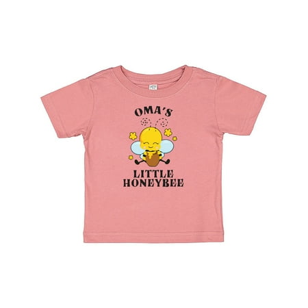 

Inktastic Cute Bee Oma s Little Honeybee with Stars Gift Baby Boy or Baby Girl T-Shirt