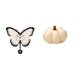 thumbnail image 1 of Reloj Decorativo De Acrílico Con Forma De Calabaza Y Mariposa, Sin Tictac, Y Cojín De Sofá De Felpa Para Oficina, Comedor, Habitación Infantil, Decoración De Dormitorio., 1 of 8
