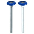 thumbnail image 1 of Uxcell Rouleaux de Porte de Garage en Nylon Lot de 2, Roues de Porte de Garage 1.8 Pouces Tige de 7 Pouces, 6200zz pour Portes de Garage/portes à Rabat, Bleu, 1 of 6