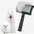 thumbnail image 2 of Firm Slicker Brush for Dogs- Extra Long Pin Slicker Brush for Large Dog Pet Grooming Wi_WM58, 2 of 8