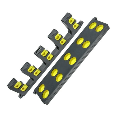 Zhuitw Fishing Pole Rack 10-rod Rack Kits Vertical Wall Mounted Fishing Rod Storage Stand Bracket for Garage Basement