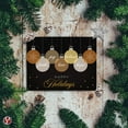 thumbnail image 2 of 2026 Happy Holidays – Love, Faith, Hope, Joy, Believe Elegant Black and Gold Holiday Greetings, Invitations and Thank You Cards | 4.25 x 5.5 (A2 Size) | 25 Cards and 25 Envelopes, 2 of 8
