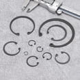 thumbnail image 4 of 20 Pack 1-21/32"(42mm) Retaining Ring Circlip, Snap Rings C-Clips, Black, 4 of 6