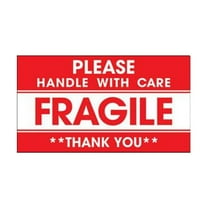 Fragile Handle With Care Sticker Warning Label Package 100pcs Mailing Logo W2L1