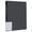 Black, variant on A4 Size Plastic Binder Folder, 2 Hole PP File Folder, Sturdy Paperwork Storage Binder, Office Document Binder File Folder, A4 Portfolio Folder, Durable Office Organizing Implements, Pink