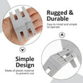 thumbnail image 4 of 4PCS Bulky Seam Jumper Hump Jumping Button Sewing Tool Button Clearance Plate Flush Plate Presser Foot Sewing Tool Compatible with Viking, Brother, Singer, Janome and Pfaff, 4 of 5