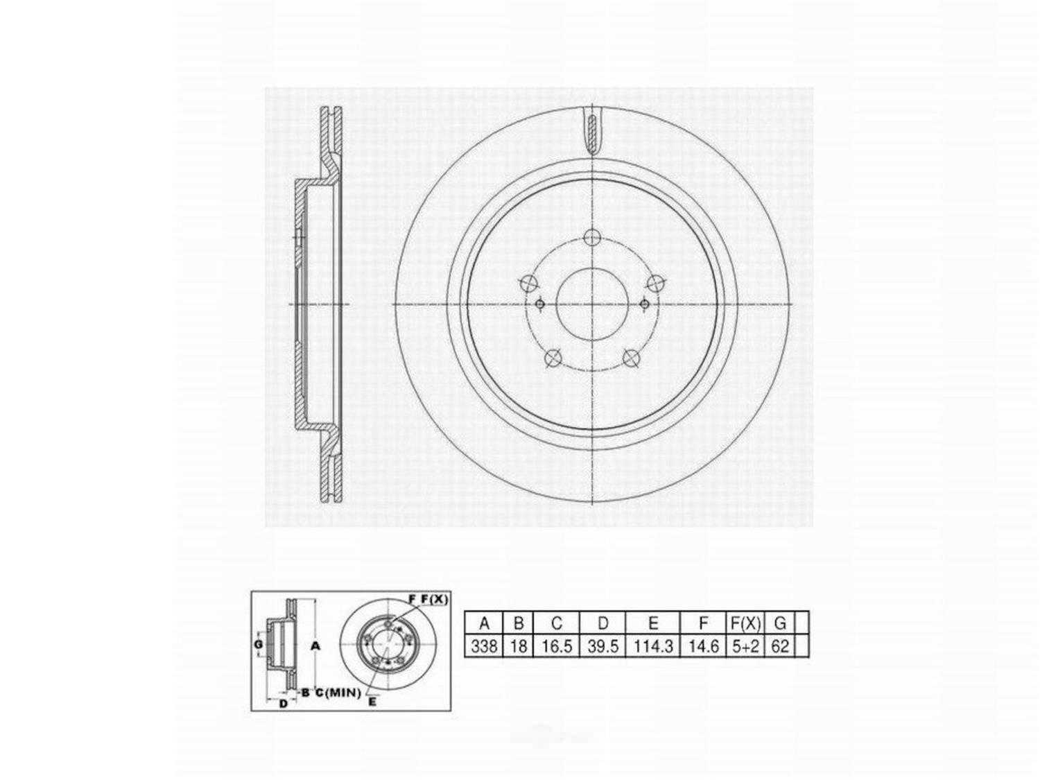 FVP Professional 6622106 FVP Premium Replacement Coated