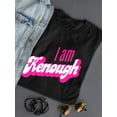 thumbnail image 2 of I Am Kenough Quote T-shirt Women's -SmartPrintsInk Designs, 2 of 3