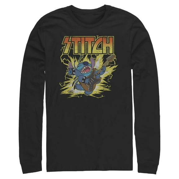 Mens Lilo & Stitch On Stage Long Sleeve Shirt