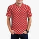 thumbnail image 1 of Fotbe Red Polka Dot Camiseta Polo de Golf para Hombre con Estampado – Camisa Deportiva Transpirable con Cuello Abotonado-Medium, 1 of 6