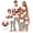 #B1_Halloween Pumpkin Face, variant on Halloween Family Pajamas Matching Sets Party Pjs Family Jammies Long Sleeve Funny Novelty Halloween Pumpkin Face 2 Piece Sets Casual Trendy Family Holiday Loungewear
