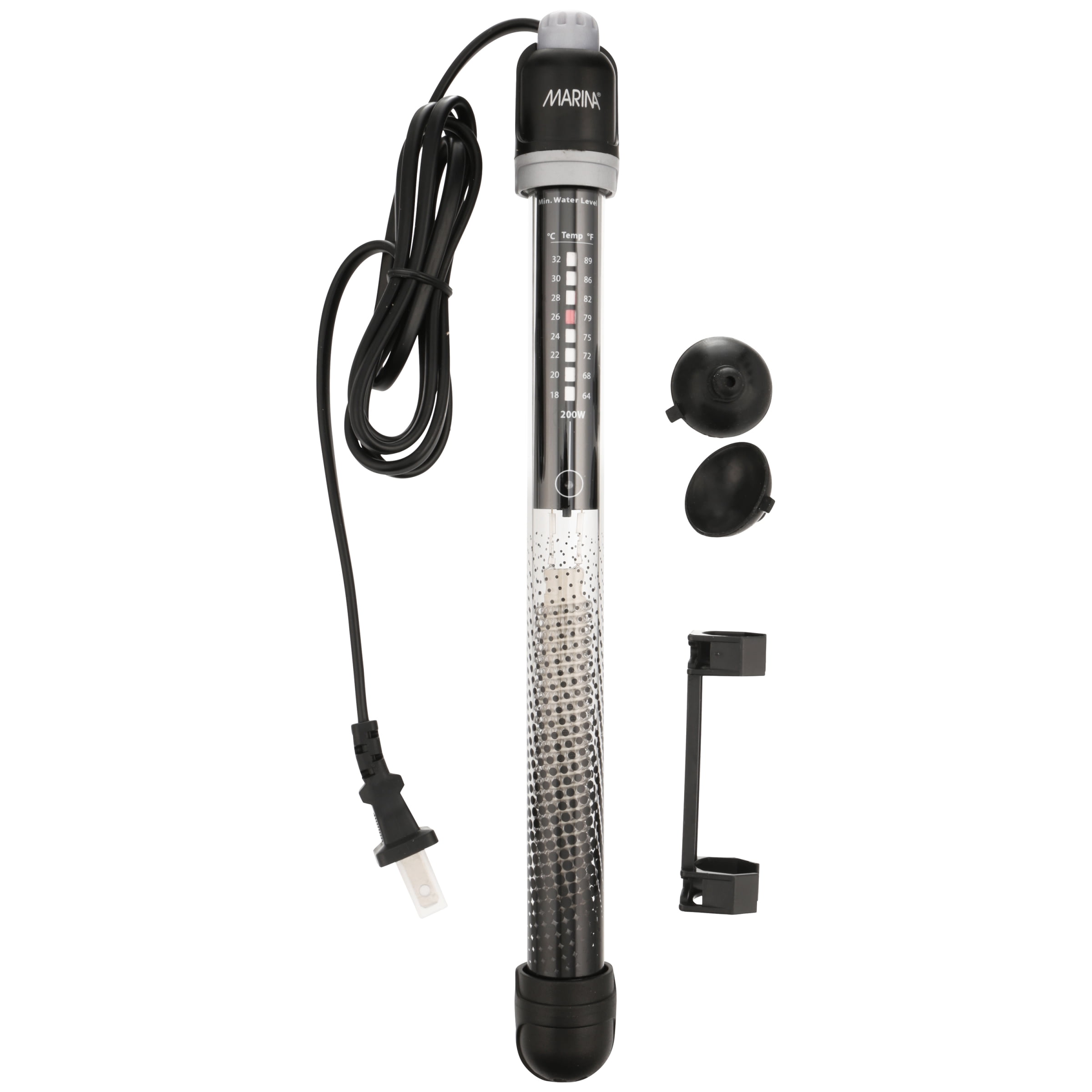 Marina Submersible Aquarium Heater, 10.5Inch, 200Watt