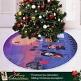 thumbnail image 6 of FMSHPON Halloween Team Xmas Christmas Tree Skirt Stand Mat for Holiday Party Decoration Indoor Outdoor 48 inches, 6 of 6