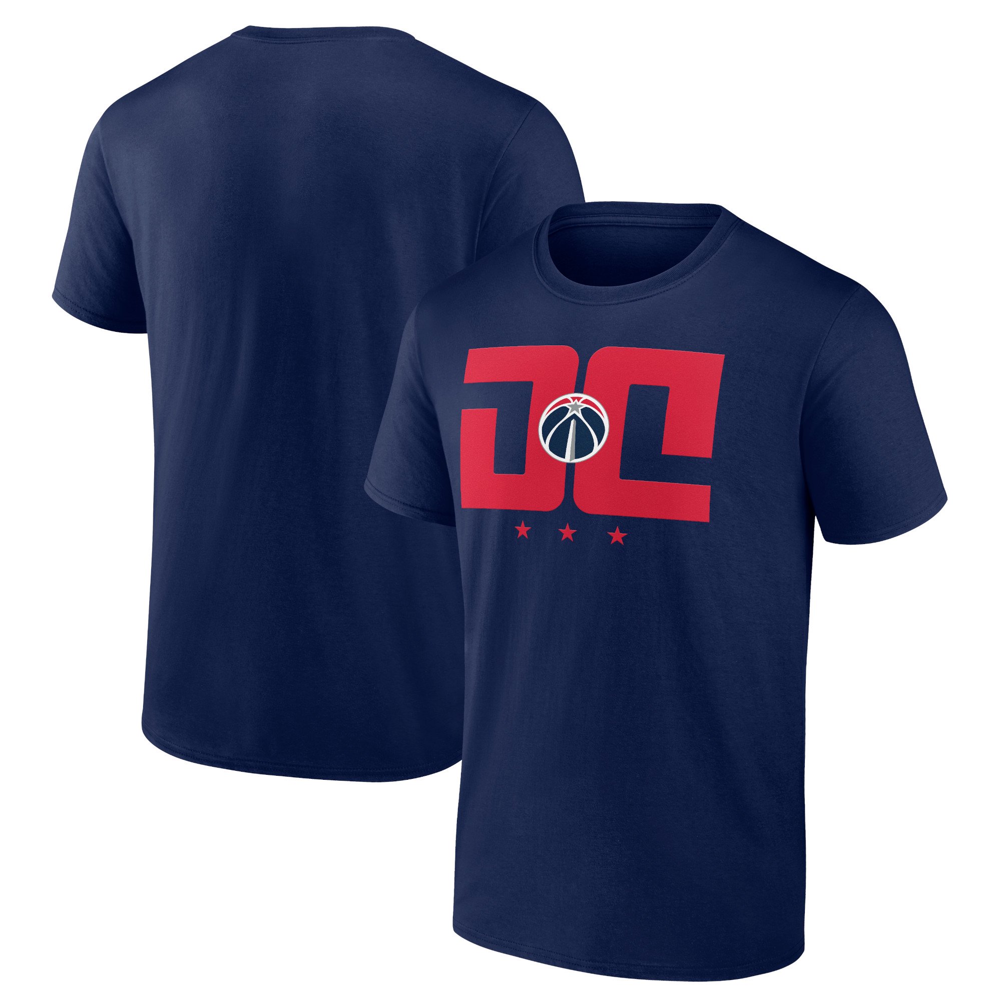 Men's Navy Washington Wizards Baseline T-Shirt
