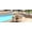 Natural, variant on Rugerasy 40.5-inch Outdoor Barbecue Cart with Stainless Steel Top, Solid Wood Cabinet, Blue-Gray