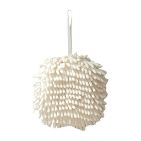

Portable Hand Towel Ball Cleaning Cloths -Friendly Absorbent Hand ing Towels for Bathroom Travel Home White
