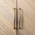 thumbnail image 4 of Goo-Ki 6 Pack 7.6'' Center to Center Vintage Champagne Bronze Cabinet Pulls, Sleek Zinc Alloy Cabinet Handles for Classic Furniture Drawer Hardware, 4 of 7