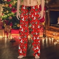 thumbnail image 2 of Top-Kevin Mens Green Christmas Plaid Pajama Pants,Soft Lounge Pants Comfy Pajama Bottoms Drawstring Pockets White For Men, 2 of 8