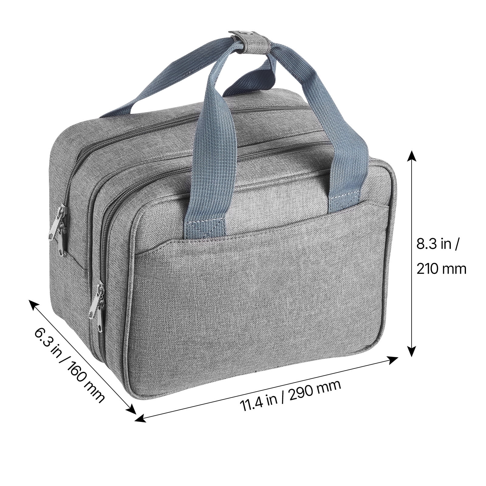 KFFKFF Wearable Breast Pump Bag with Ice Pack, Compatible with M5/M6 Models, Ideal for Pumping Accessories and Milk Storage, Compact Carrying Case for Work, Travel, and Home Use, Grey