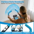 thumbnail image 3 of HASIMAN Indoor Exercise Bike Stationary Exercise Bike 4 in 1 Magnetic Upright Bicycle Workout Bike with Arm Resistance Bands For Home Workout 360 Lbs, 3 of 8