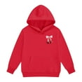 thumbnail image 4 of UACY Cute Cherry Hoodie for Girls Bow Graphic Hoodies Kids Long Sleeve Hooded Sweatshirt Preppy Pullover with Pocket (Red, 11-12 Years), 4 of 8