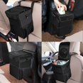 thumbnail image 2 of Soumake Universal Car Seat Back Folding Waterproof Oxford Cloth Trash Can Garbage Bin, 2 of 6