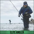 thumbnail image 6 of Glacier Outdoor Elite Angler Black/Gray Split Finger Water-Resistant Vented Fishing Gloves, M, 6 of 10
