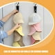 thumbnail image 4 of Organizador de sombreros para colgar en el armario, 3 unidades, vertical, para gorras de béisbol, con 8 clips metálicos, para hombre o mujer, 4 of 7
