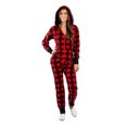 thumbnail image 2 of Pyjamas d'Une Seule Pièce pour Femmes avec Capuche, Pantalons Confortables pour Adultes, Modèle de Père Noël, 2 of 5