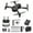 Black A, variant on HHGBAD 4K Camera Drone with Altitude Hold, Headless Mode & 360° Flip - Remote Control Quad Drone for Beginners and Enthusiasts - WiFi Connectivity & Gesture Control Features