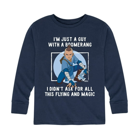 Avatar - The Last Airbender - Boomerang Guy - Youth Long Sleeve Graphic T-Shirt