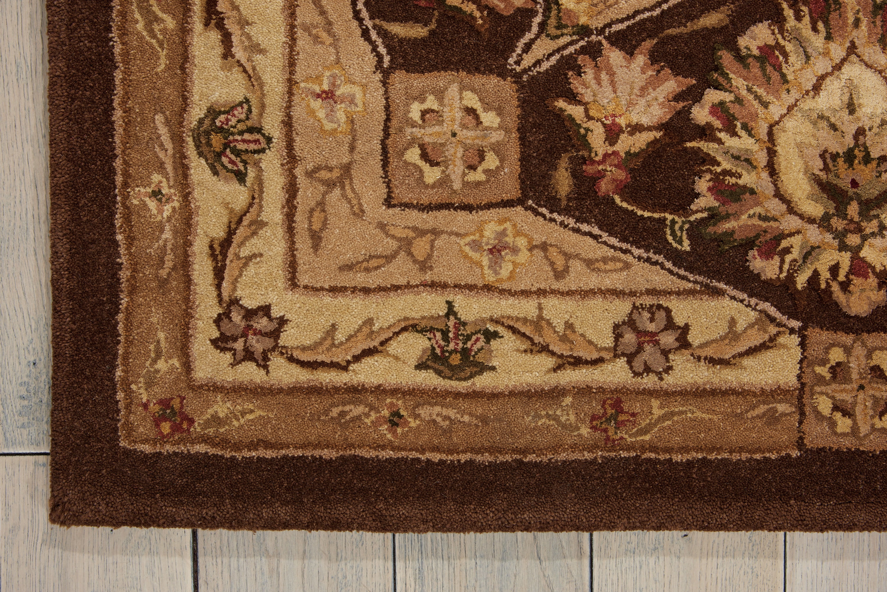 Nourison Nourison 3000 Traditional Brown 8'6" x 11'6" Area Rug, (9x12)
