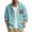 #156-Light Blue, variant on YaoYar Mens Cotton Linen Button Down Hoodies Fashion Casual Print Pocket Solid Hooded Long Sleeve Shirts