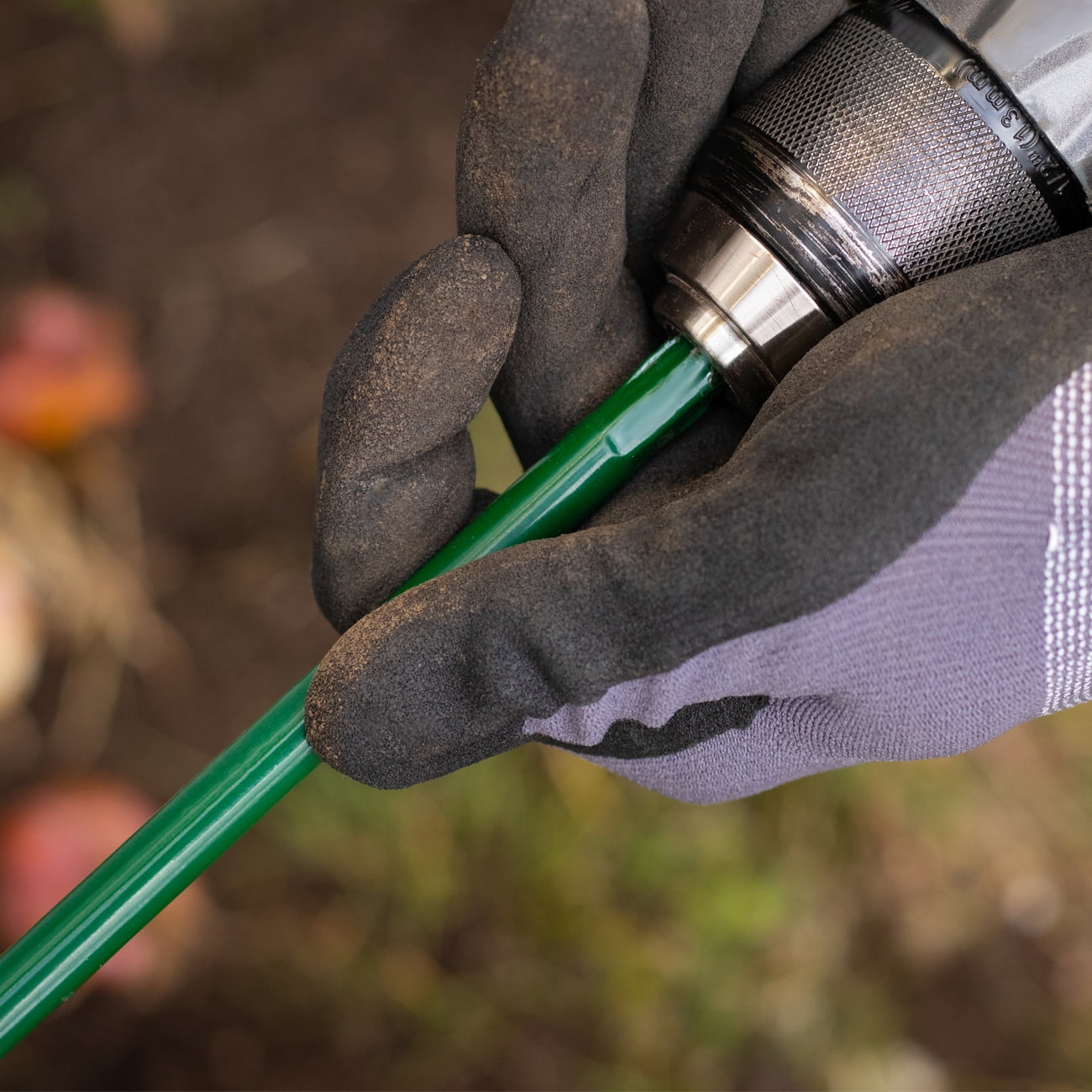 Van Zyverden Flower Bulb Planting Auger Green