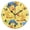 Black, variant on Cartoons Cute Ducks Wall Clock 10in Round Artistic Oil Painting Home Decor Desk Table Clock