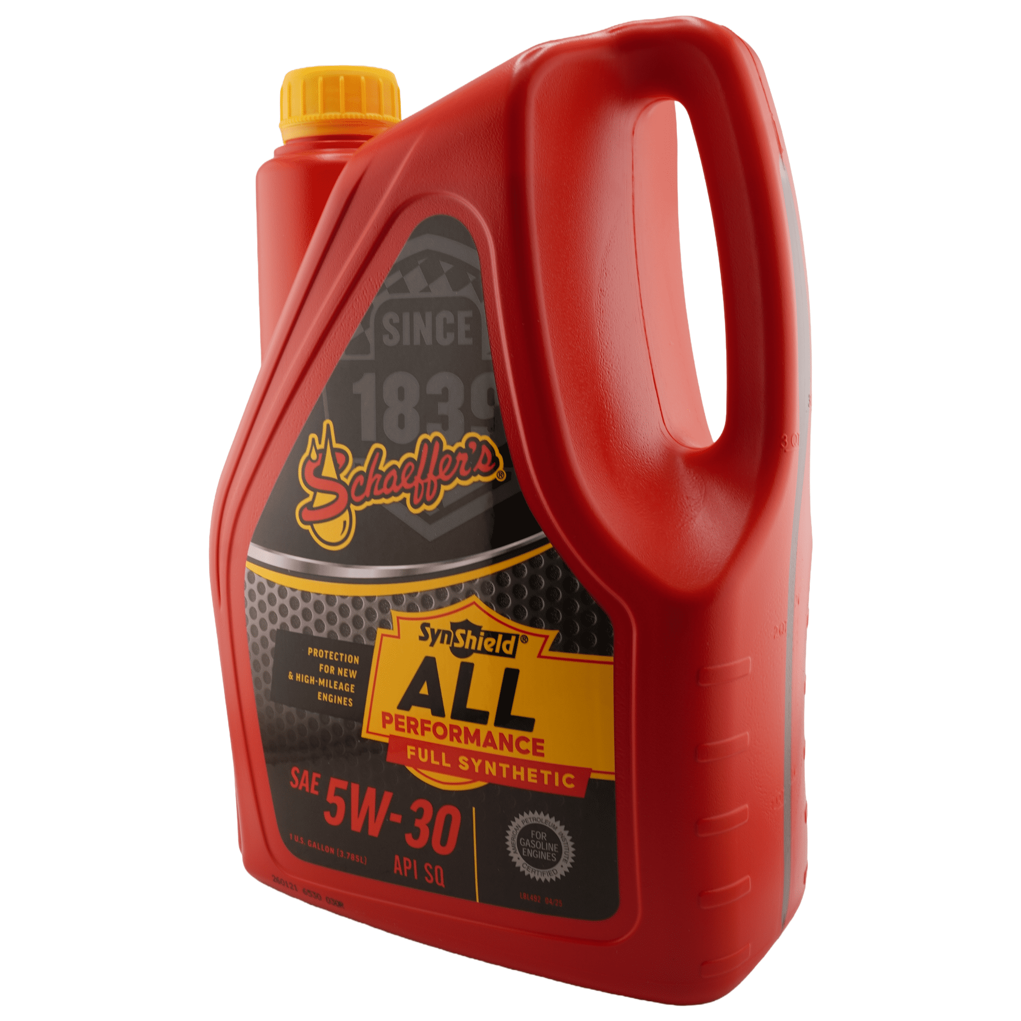 Schaeffer’s 6530 SynShield All Performance Full Synthetic 5W-30 Engine Oil, 1 Gal - 2 Pack