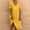 A01759-Yellow, variant on CALAFEBILA Womens Sundresses for Beach Vacation Short Sleeve V-neck Solid Color Knee Length Sun Dress Flowy Long Boho Dresses