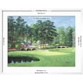 thumbnail image 5 of Art.com The 11th At Augusta-White Dogwood Art Print by Bernard Willington, White Frame Wall Art, 29" x 23", 5 of 5