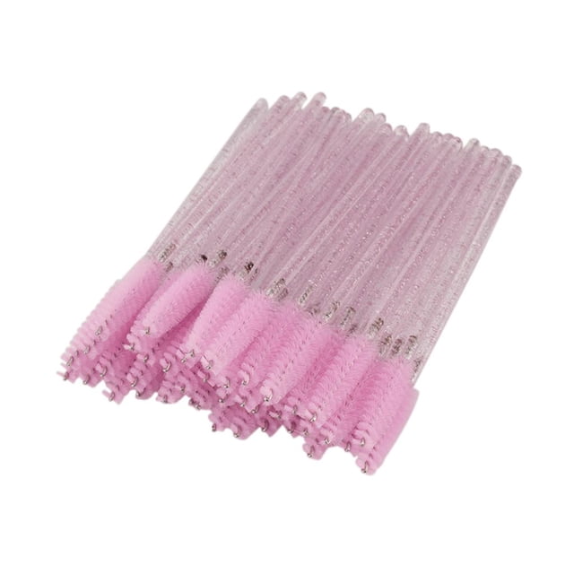 50 paquetes de maquillaje desechable para pestañas, rímel, varitas, cepillos shamjiam Cepillos de pestañas desechables