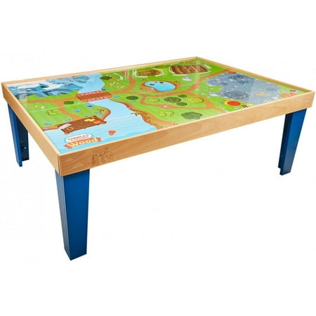 Thomas & Friends Wood Train Table with Double-Sided Play
