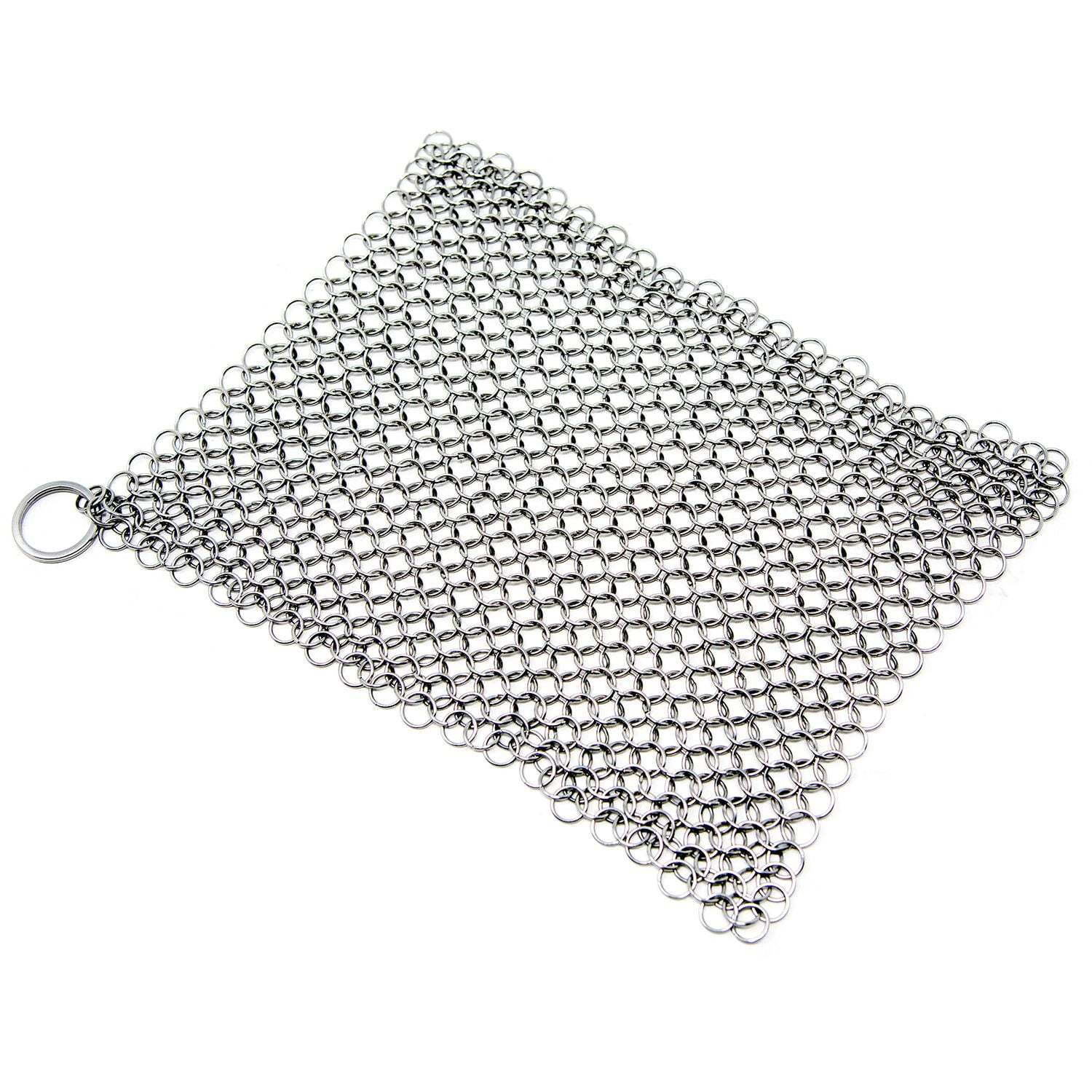 Alpha Living Cast Iron Scrubber 8 x 8 High Grade Stainless Steel