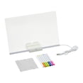 thumbnail image 2 of Large Acrylic Night Light Night Markets Stall Luminous Light Board DIY Menu Children's Painting Message Board 100ml, 2 of 8