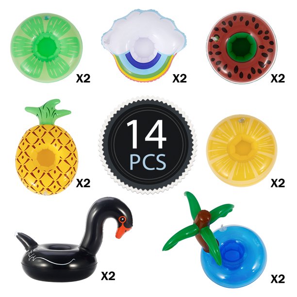pool float with cup holder walmart