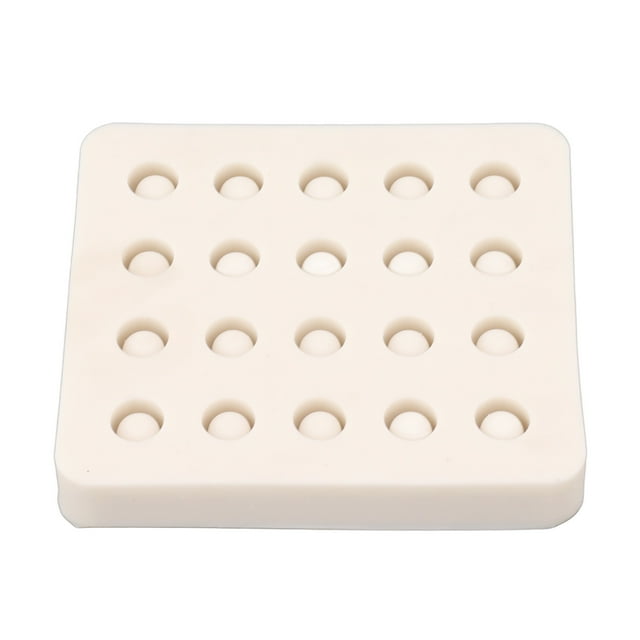 Molde de silicona para la cría de abejas reinas, 20 tazas, molde de cera de abejas, taza para apicultura, para jardín
