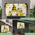 thumbnail image 2 of Outdoor TV Cover 40 to 43 Inches, Honey Gnome Sunflower Bee Pastoral Farmhouse Rero Background Waterproof TV Cover with Remote Control Pocket, Flat Screen TV Cover Protector for Outside TV, 2 of 6
