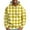 Yellow, variant on Men's Loose Fit Plaid Print Hoodie, Casual Long Sleeve Pullover Sweatshirt, Soft Fleece Streetwear for Fall Winter, Christmas Holiday, Lounge and Travel,Black,L