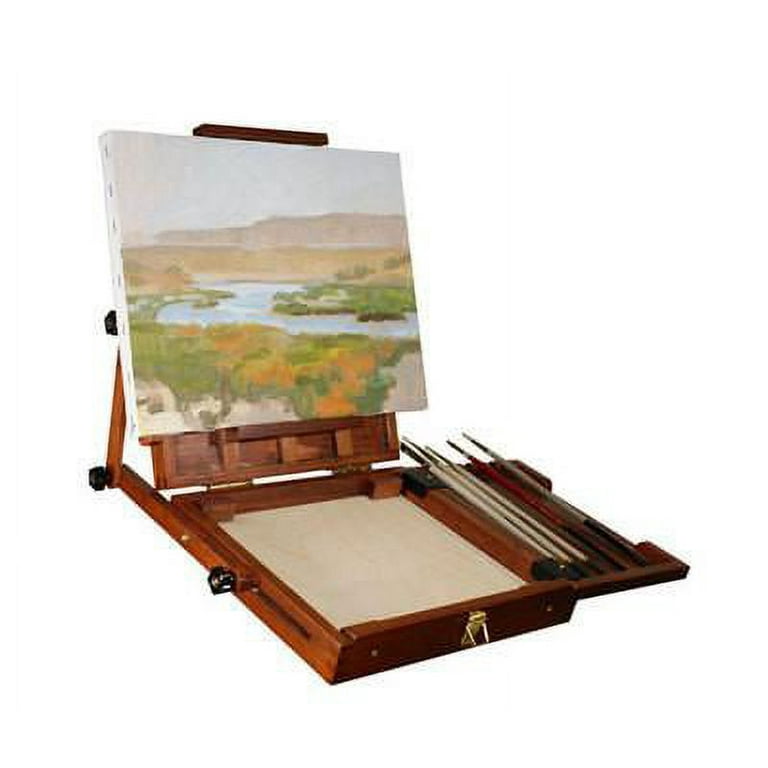 MEEDEN Pochade Box, Tabletop Easel for Painting, Portable Easel for Pa –  WoodArtSupply